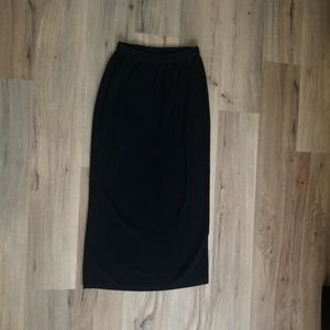 365. cotton knit maxi skirt